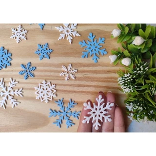 20 unidades flocos de neve em eva