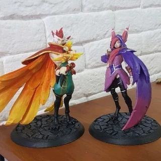 Action Figure (boneco) League of Legends- Xayah e Rakan