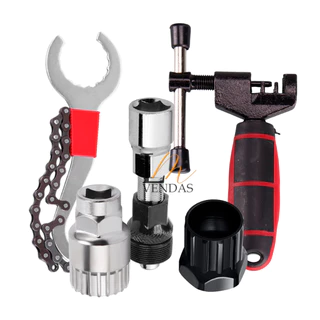 Kit Chaves Ferramentas De Reparação Para Bicicleta Reparos Completo Extrator Pedivela Tira Pino Corrente Movimento Central Chave Raio Roda Livre Saca Bicicleta Ciclismo