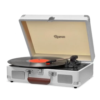 Vitrola Chrome Sand Raveo Sonetto, BLUETOOTH/USB, Bivolt - BRANCA