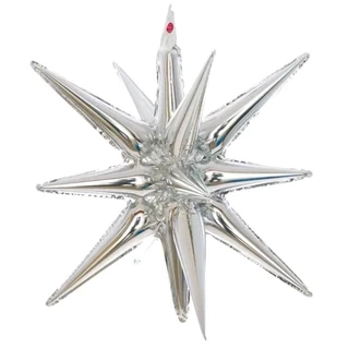 Kit C/5 Estrela Sputnik 50Cm Decoração Festa Natal E Final De Ano