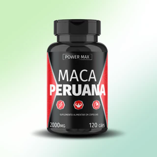 Maca Peruana Power Max 2000mg 120 Cápsulas 100% Premium