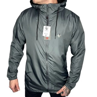 Jaqueta Corta Vento Repelente Agua Masculina 100% Forrada