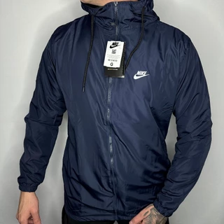 Jaqueta Corta Vento Repelente Agua Masculina 100% Forrada Secagem Rapida Com Capuz