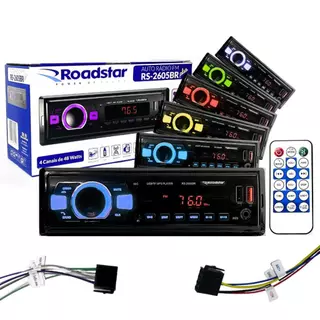 Radio Automotivo Bluetooth Potente Com Controle Varios Led Diferentes Aceita Longa Distancia e Controle Por App
