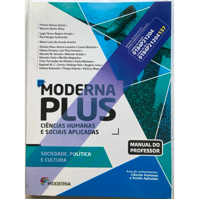 Livro: Ciências Humanas e Sociais Aplicadas- Manual do Professor ...
