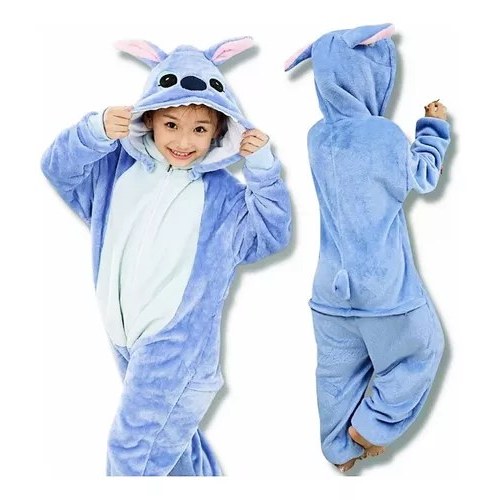 PIJAMA PROMOÇÃO KIGURUMI STITCH PIKACHU ANGEL COELHO BANGUELA DINO