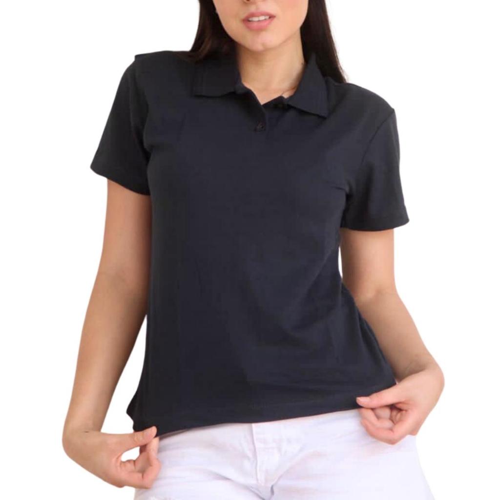 Lote 5 Camisetas Gola Polo Blusas Femininas Uniforme Promocao Shopee Brasil