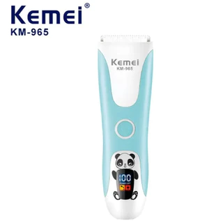 Kemei para bebês km-965 cerâmica Máquina de cortar cabelo elétrica USB para bebês