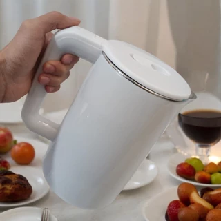Chaleira Elétrica Aquecedora 2,3L Utensílios de Cozinha Bule Aço Inoxidável