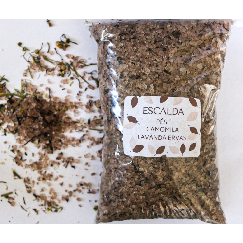 Escalda Pés 1Kg Lavanda c/ Camomila + Ervas | Shopee Brasil