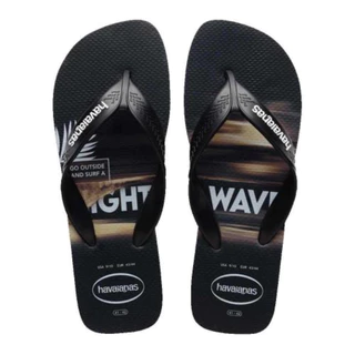 CHINELO SANDÁLIA TAMANHO 45/46 HAVAIANAS SURF PRETO ORIGINAL.