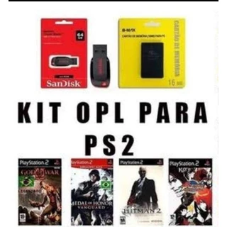 Kit Opl para PlayStation 2 com 300 jogos