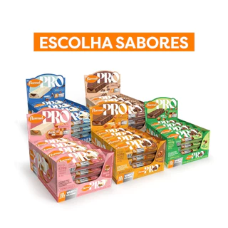 Barra De Proteína Flormel PRO Caixa C/ 12 Unidades - Escolha Sabores