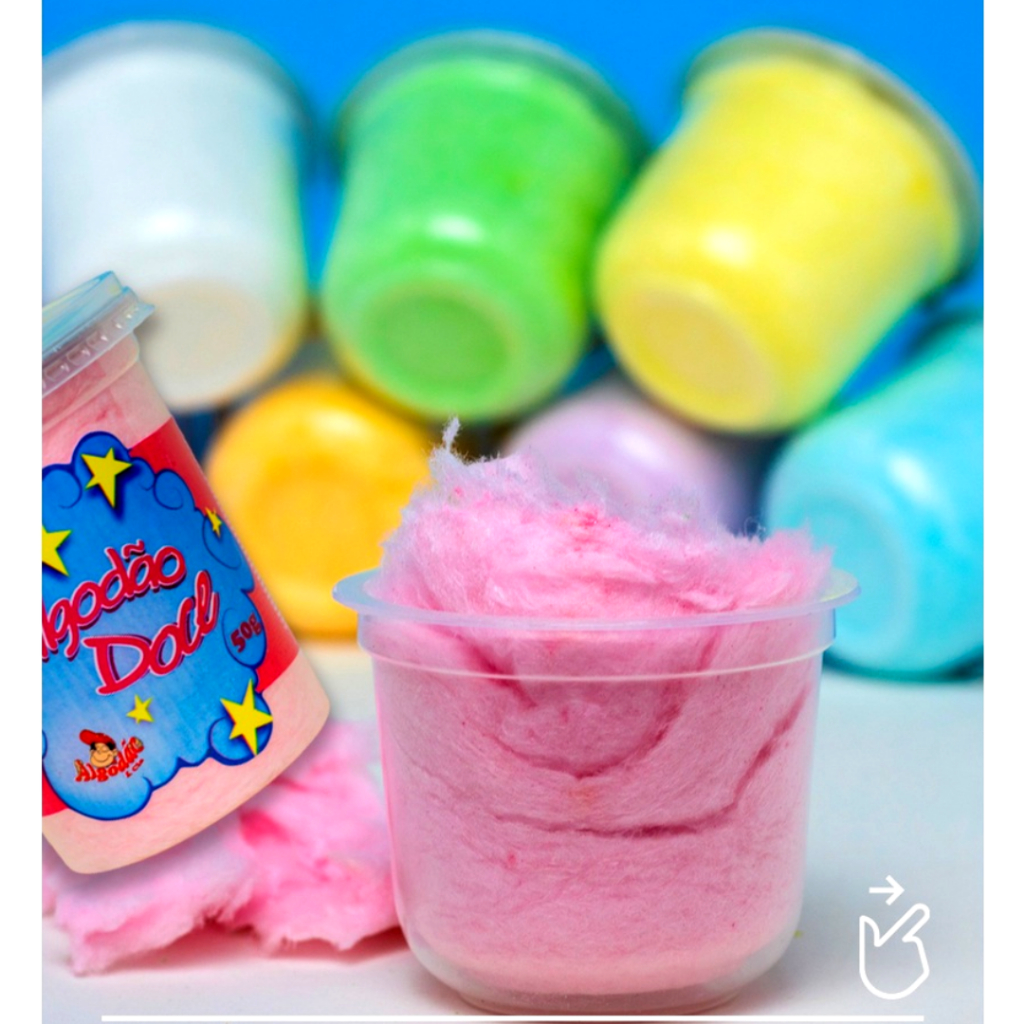 KIT FESTA 10 Algodão doce 15g cada - Festas - Aniversários - Doces