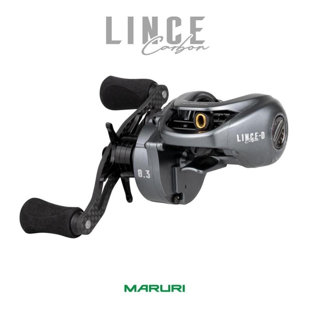 Carretilha Lince Carbon 135g Maruri Lançamento Freio Flutuante