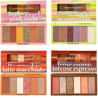 Paleta De Sombras 6 Cores RUBY ROSE - Cores Matte e Cintilante