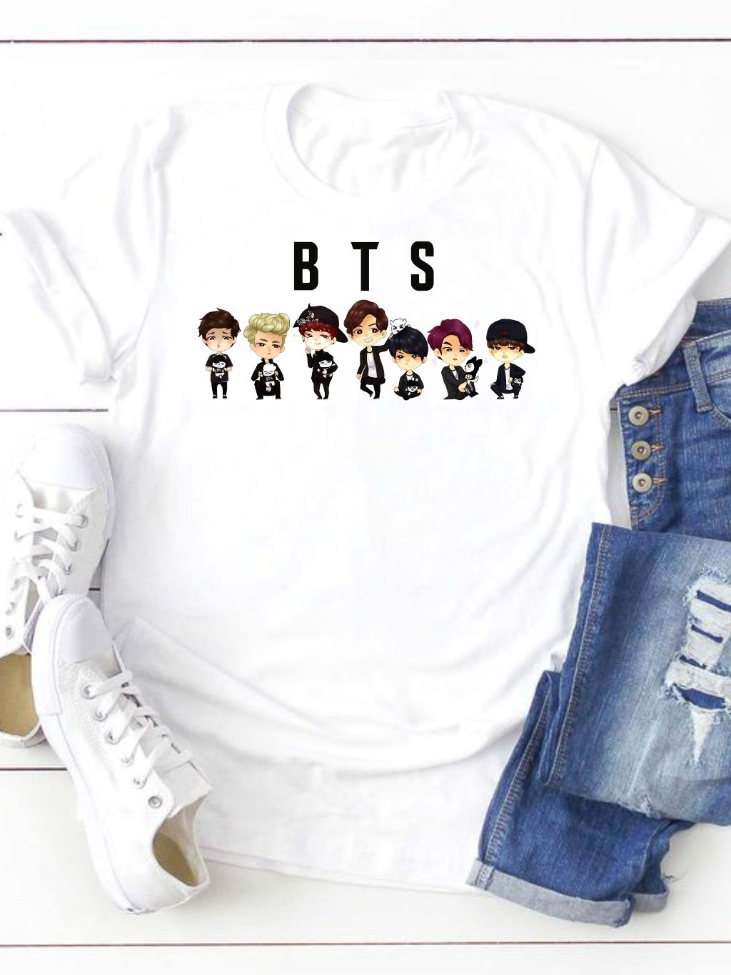 Camiseta BTS KPOP Infantil e adulto unissex | Shopee Brasil