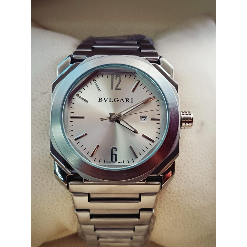 Relógio masculino Quartz Aço Funcional Bvlg Promoção