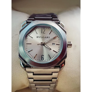 Relógio masculino Quartz Aço Funcional Bvlg Promoção