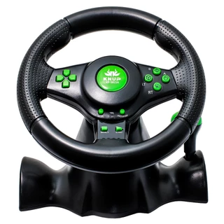 Volante Gamer 4 em 1 Rotação 180° Vibração Xbox Computador Note USB