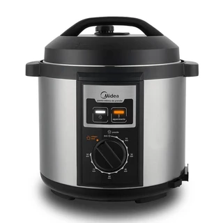 Panela De Pressão Elétrica 6 L Mecânica Inox Midea Cor Cinza 110v