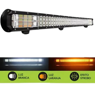 Barra De Led 50cm S10 Ranger Hilux F250 Dual Collor 12v 24v