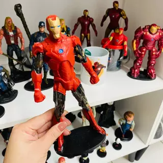 Homem de Ferro Marvel Action Figure Boneco Colecionável Estatueta Estátua em Resina