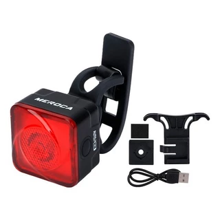 Lanterna Traseira Bike Led Inteligente Com Luz De Freio Automática