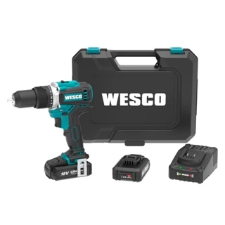 Furadeira de IMP 13mm Brush à Bateria 18V WS2319K2 Wesco 2BAT