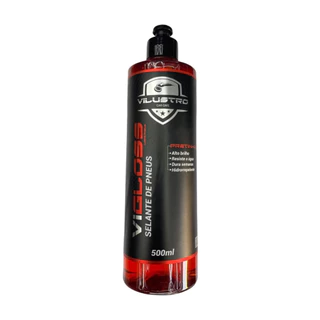 SELANTE PNEU PRETINHO VIGLOSS RESISTE A AGUA - VILUSTRO 500 ML em Oferta na Shopee