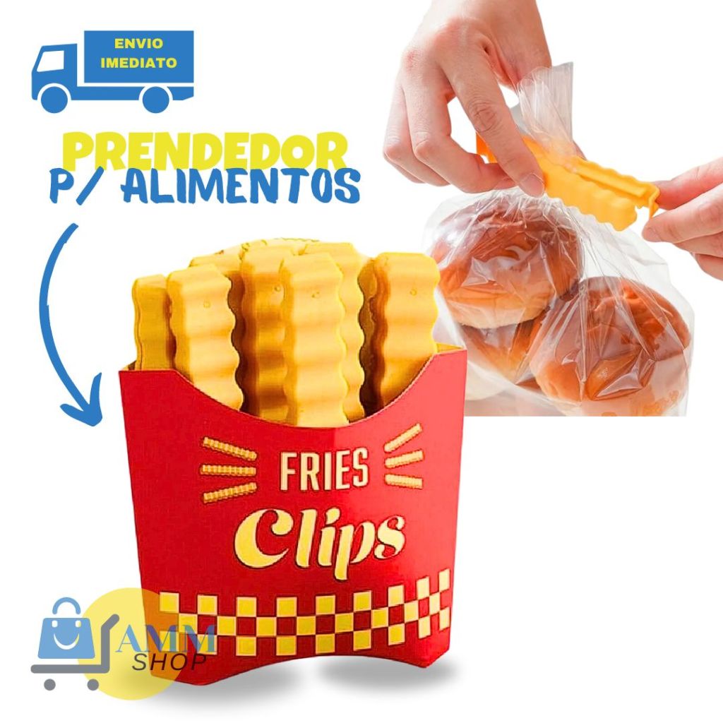 10 Unidades Lacre De Vedação Alimentos Prendedor de Embalagem Multiuso Cozinha
