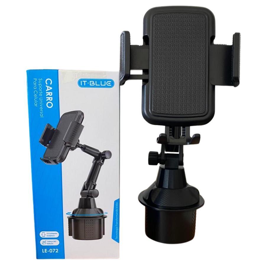 Suporte de Celuar Gps Carro Porta Copo Uber/Táxi Automóvel