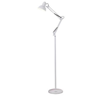 Luminária De Piso Dapon AT-930 Abajur Articulada Pedestal De Chão - Branca