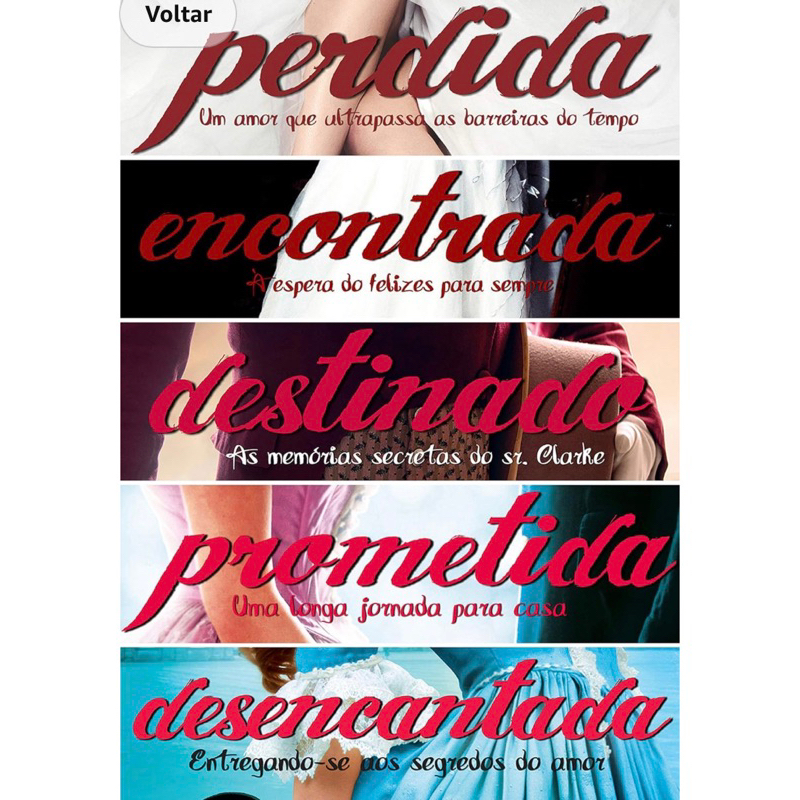 Box de livros perdida completo
