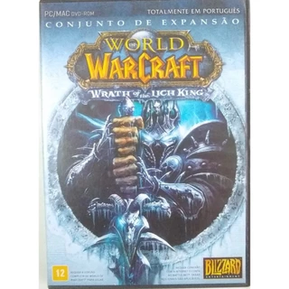 Jogo Pc Original World WarCraft Wrath Of the Lich King - 2 Discos