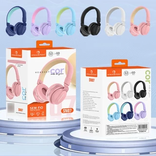 H'maston Sn07 Fone De Ouvido Headset Bluetooth 5.3 Game Com Microfone