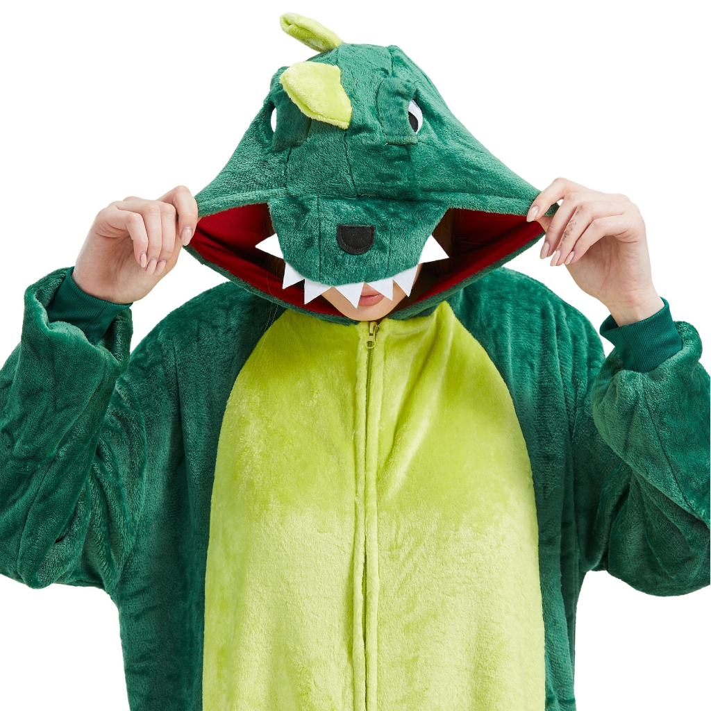 Pijama Dinossauro Kigurumi Adulto Pronta Entrega | Shopee Brasil