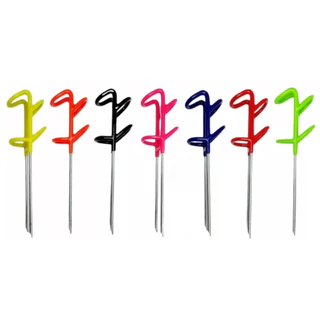 Suporte De Vara Reforçado Emborrachado 8 mm X 35cm 4 Posições