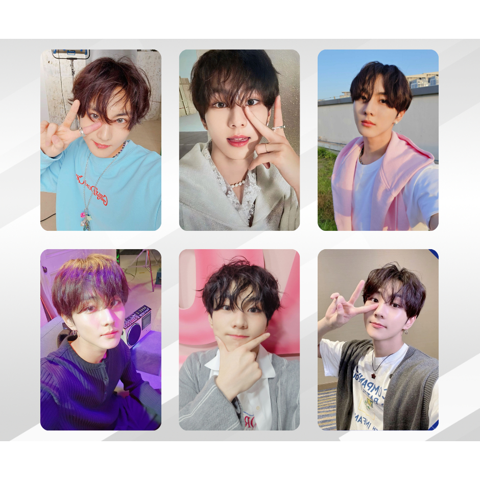 ENHYPEN - Photocards fanmade SELCAS - Sunghoon - Heeseung - Sunoo