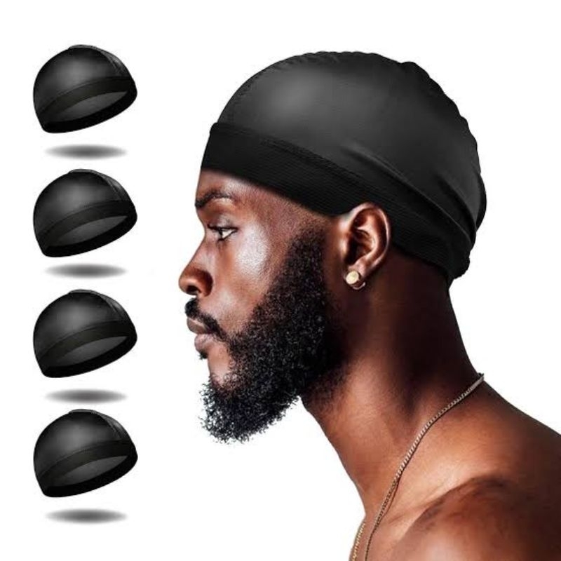 Kit 2 Cap Waves, Touca De Pressão Wave Cabelo Afro Ondas Boné Sem Aba ...