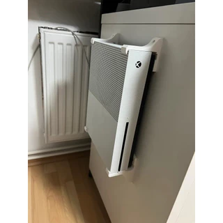 Suporte De Parede Console Xbox One S X Game Casa Jogo Branco