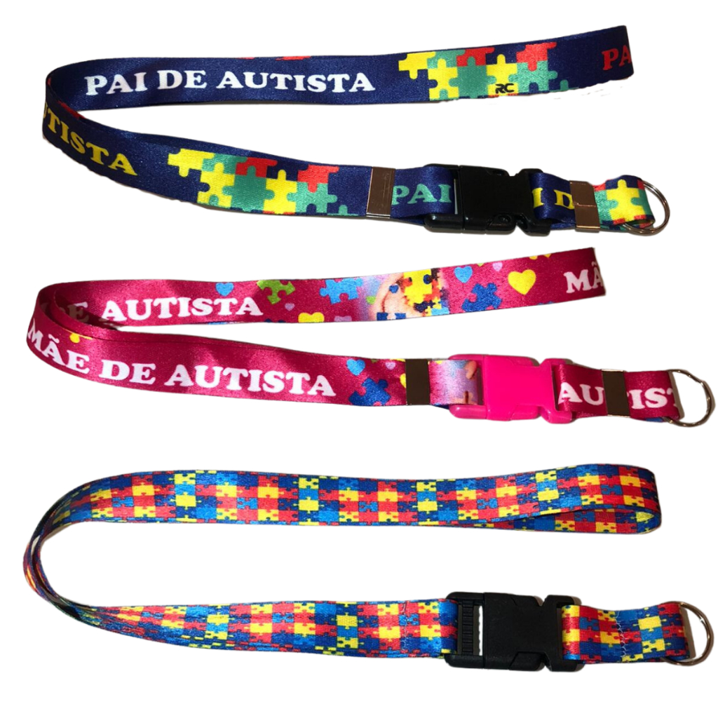 Cordão Identificação Autismo Autista Mãe Ou Pai De Autista | Shopee Brasil