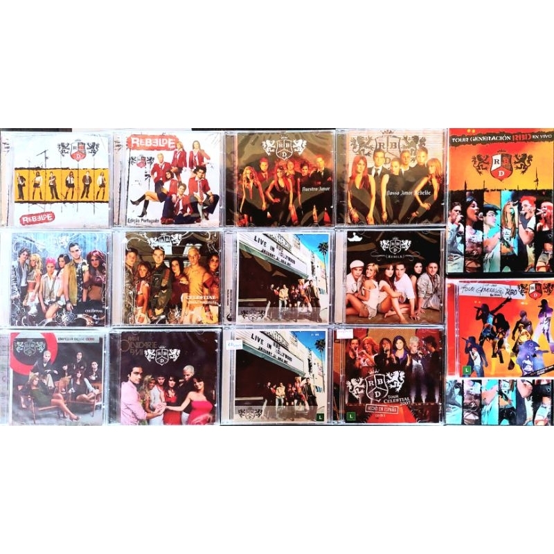 CDs e DVDs RBD Originais Lacrados + Caixa Fã Box | Shopee Brasil