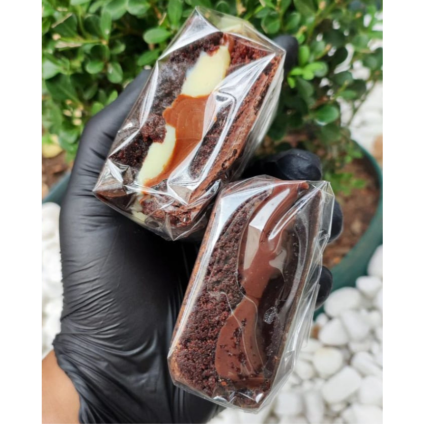 Folha Transparente Brownie Bem Casado Palha Italiana Doces Uso em geral 15x15 20x20