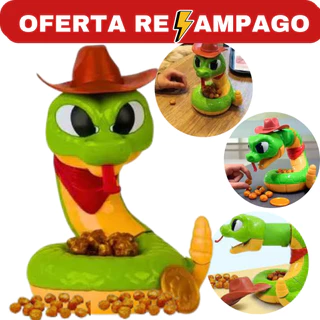 Serpente Pega Tesouro Pepita de Ouro Cobra da Bote Jogo Pegadinha Diversão Presente