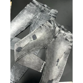 Calça Jeans Jogador Skinny cinza marmorizado ALTA QUALIDADE