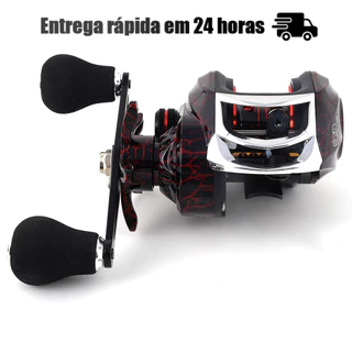 Carretilha Pesca Direita Proberos 18+1 Rolamento 10kg 7,2:1