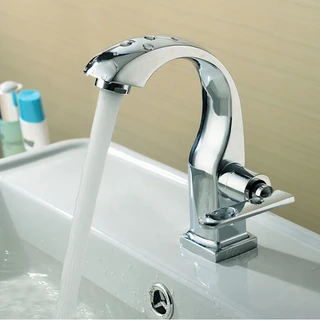 Torneira 304 Inox Banheiro 100% Metal Brilhante Para Cuba Banheiro Lavatório Água Fria em Oferta na Shopee