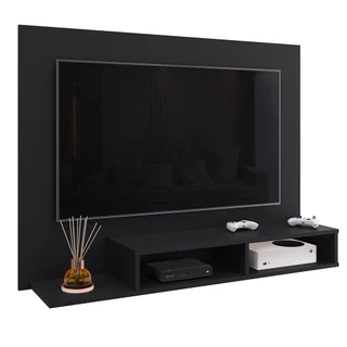 Painel Dubai Decoração Sala Estar Quarto Tv 48 Polegadas Nicho Organizador Prateleira Superior - RPM